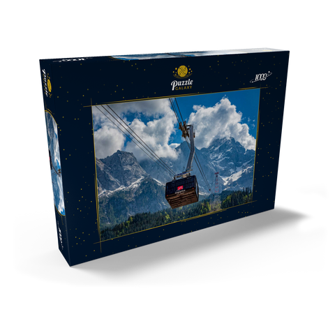 Seilbahn auf die Zugspitze (2962m), Garmisch-Partenkirchen 1000 Puzzle Schachtel Ansicht2