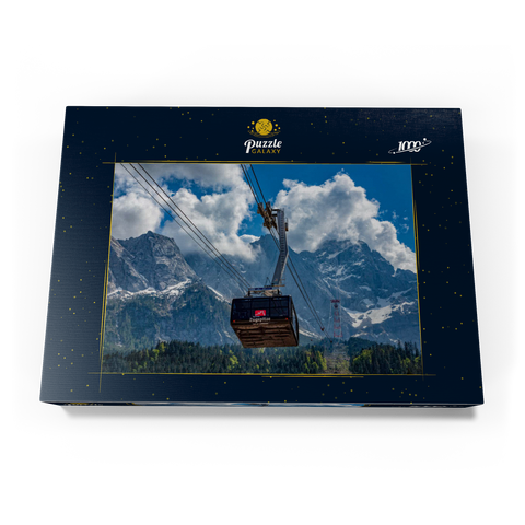 Seilbahn auf die Zugspitze (2962m), Garmisch-Partenkirchen 1000 Puzzle Schachtel Ansicht3