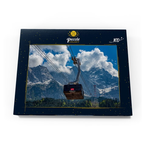 Seilbahn auf die Zugspitze (2962m), Garmisch-Partenkirchen 100 Puzzle Schachtel Ansicht3