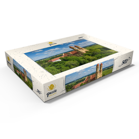 Alternative Darstellung des Puzzle-Motivs Wallfahrtskirche Schönenberg bei Ellwangen – Puzzleteile: 500