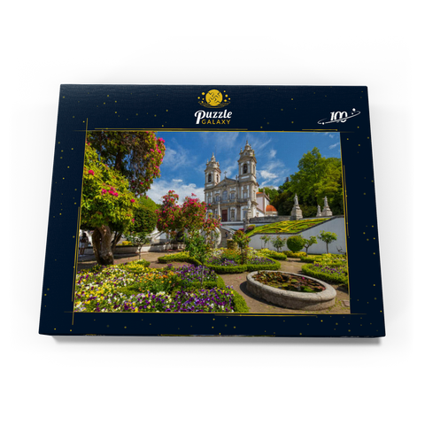 Wallfahrtskirche Bom Jesus do Monte bei Braga, Region Norte, Portugal 100 Puzzle Schachtel Ansicht3