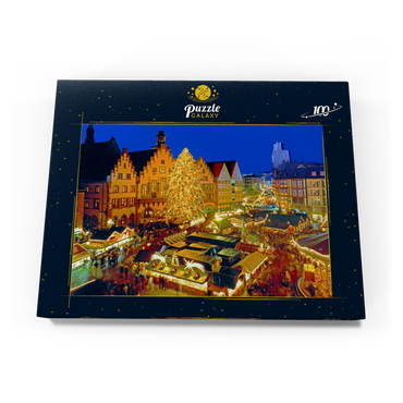 Weihnachtsmarkt auf dem Römerberg, Frankfurt am Main 100 Puzzle Schachtel Ansicht3