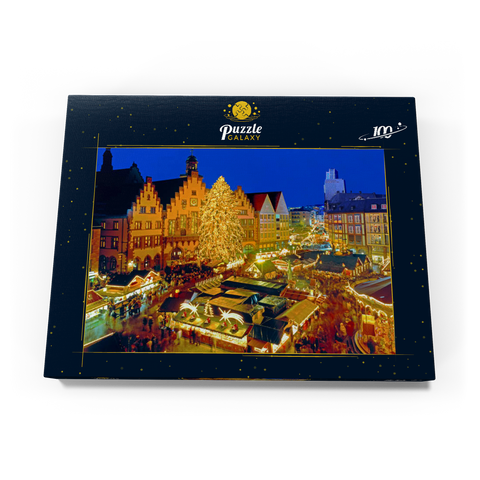 Weihnachtsmarkt auf dem Römerberg, Frankfurt am Main 100 Puzzle Schachtel Ansicht3