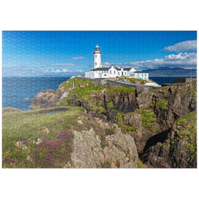 Darstellung des Puzzle-Motivs Leuchtturm Fanad Head, Halbinsel Fanad, Irland – Puzzleteile: 1000