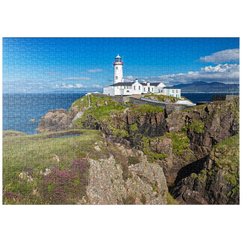 puzzleplate Leuchtturm Fanad Head, Halbinsel Fanad, Irland 1000 Puzzle