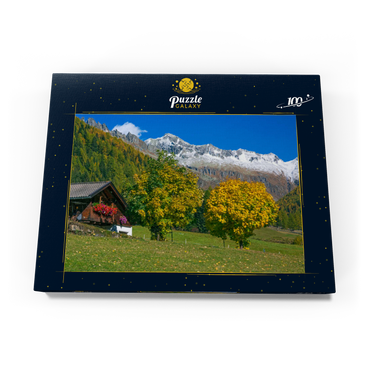 Bauernhaus bei Kasern, Ahrntal, Trentino-Südtirol 100 Puzzle Schachtel Ansicht3
