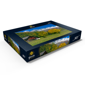 Darstellung des Puzzle Motivs Bauernhaus bei Kasern, Ahrntal, Trentino-Südtirol - Puzzleteile: 500