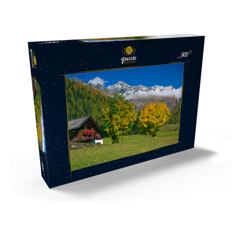 Bauernhaus bei Kasern, Ahrntal, Trentino-Südtirol 500 Puzzle Schachtel Ansicht2