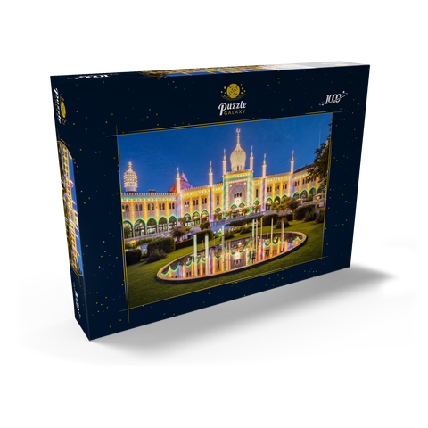 Maurischer Palast am Abend im Vergnügungspark 1000 Puzzle Schachtel Ansicht2