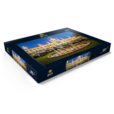 Maurischer Palast am Abend im Vergnügungspark 100 Puzzle Schachtel Ansicht1