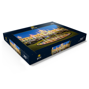 Maurischer Palast am Abend im Vergnügungspark 200 Puzzle Schachtel Ansicht1