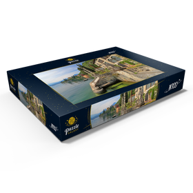 Alternative Darstellung des Puzzle-Motivs Villa Monastero, Varenna, Comer See, Lombardei, Italien – Puzzleteile: 1000