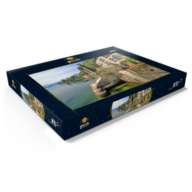 Darstellung des Puzzle Motivs Villa Monastero, Varenna, Comer See, Lombardei, Italien - Puzzleteile: 100