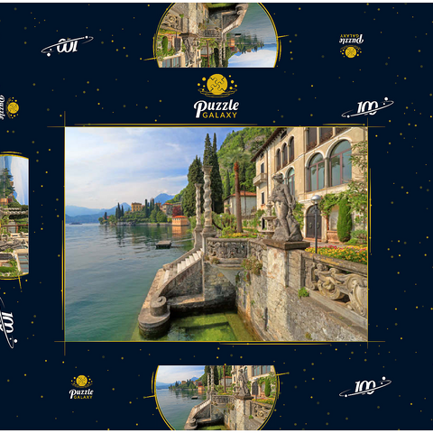 Villa Monastero, Varenna, Comer See, Provinz Lecco, Lombardei, Italien 100 Puzzle Schachtel 3D Modell
