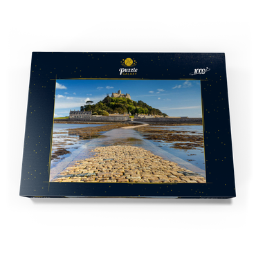 St Michael's Mount, Marazion bei Penzance, Penwith Peninsula, Cornwall, England 1000 Puzzle Schachtel Ansicht3