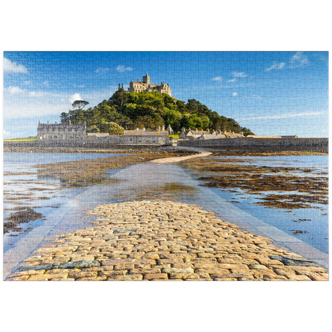 puzzleplate St Michael's Mount, Marazion bei Penzance, Penwith Peninsula, Cornwall, England 1000 Puzzle