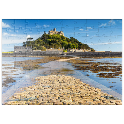 puzzleplate St Michael's Mount, Marazion bei Penzance, Penwith Peninsula, Cornwall, England 100 Puzzle