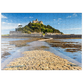 Darstellung des Puzzle-Motivs St Michael's Mount, Marazion bei Penzance, Cornwall, England – Puzzleteile: 200