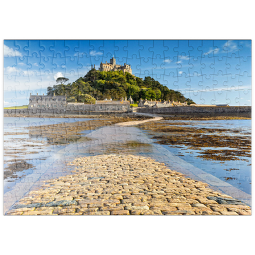 puzzleplate St Michael's Mount, Marazion bei Penzance, Penwith Peninsula, Cornwall, England 200 Puzzle