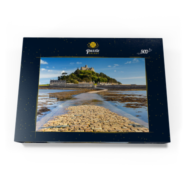 St Michael's Mount, Marazion bei Penzance, Penwith Peninsula, Cornwall, England 500 Puzzle Schachtel Ansicht3