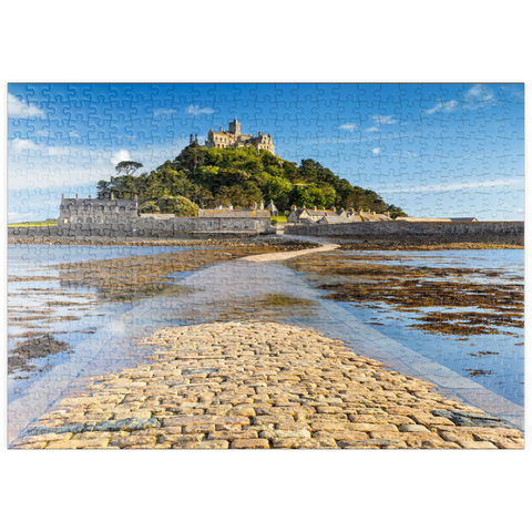 puzzleplate St Michael's Mount, Marazion bei Penzance, Penwith Peninsula, Cornwall, England 500 Puzzle