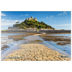 Darstellung des Puzzle Motivs St Michael's Mount, Marazion bei Penzance, Cornwall, England - Puzzleteile: 500