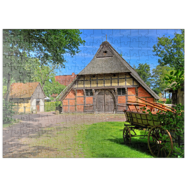 puzzleplate Freilichtmuseum Ammerländer Bauernhaus im Kurpark, Bad Zwischenahn 200 Puzzle