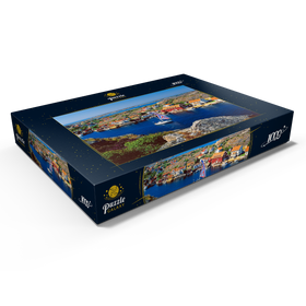 Darstellung des Puzzle Motivs Blick über Kyrkesund an der Schärenküste, Insel Tjörn, Bohuslän, Schweden - Puzzleteile: 1000