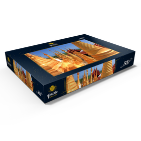 Darstellung des Puzzle Motivs Shwe-Indein-Pagode beim Dorf Indein am Inle See, Myanmar - Puzzleteile: 500