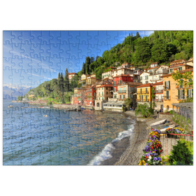 Darstellung des Puzzle-Motivs Varenna am Comer See, Provinz Lecco, Lombardei, Italien – Puzzleteile: 200
