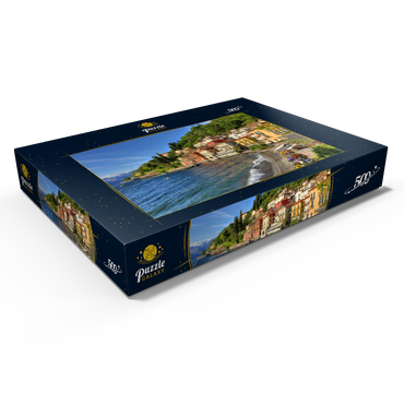 Varenna am Comer See, Provinz Lecco, Lombardei, Italien 500 Puzzle Schachtel Ansicht1