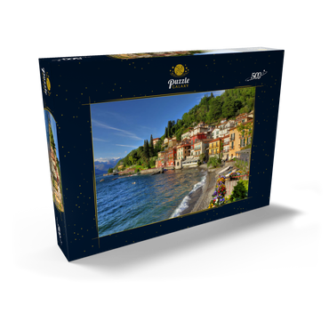 Varenna am Comer See, Provinz Lecco, Lombardei, Italien 500 Puzzle Schachtel Ansicht2