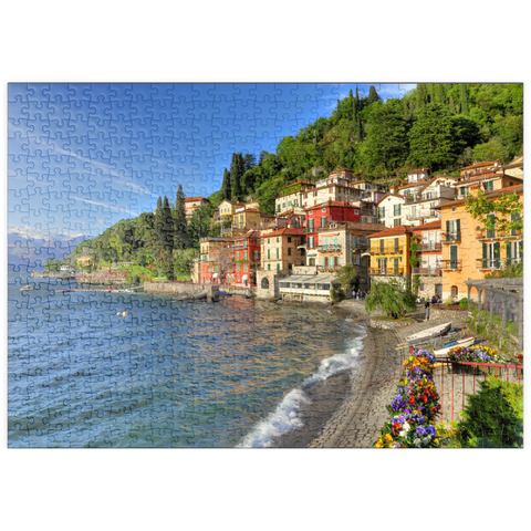puzzleplate Varenna am Comer See, Provinz Lecco, Lombardei, Italien 500 Puzzle