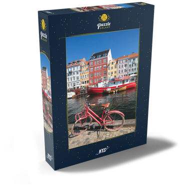 Stichkanal Nyhavn im Stadtteil Frederiksstaden 1000 Puzzle Schachtel Ansicht2