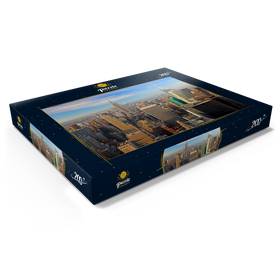 Alternative Darstellung des Puzzle-Motivs Rockefeller Center und Empire State Building mit One World Trade Center, New York City – Puzzleteile: 200