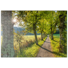 Darstellung des Puzzle Motivs Lindenallee am Höhenrieder Weg - Puzzleteile: 200