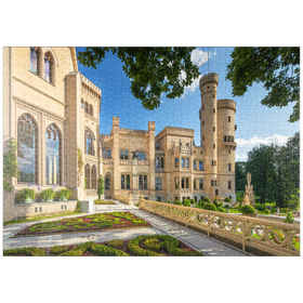 Darstellung des Puzzle-Motivs Schloss Babelsberg im Park Babelsberg – Puzzleteile: 1000