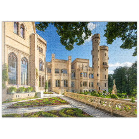Darstellung des Puzzle Motivs Schloss Babelsberg im Park Babelsberg - Puzzleteile: 500