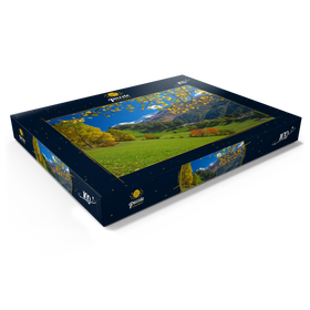 Darstellung des Puzzle Motivs St. Peter gegen Pferrerspitze (2578m), Ahrntal, Trentino-Südtirol - Puzzleteile: 100