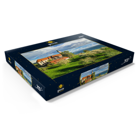Alternative Darstellung des Puzzle-Motivs Wallfahrtskirche Birnau bei Unteruhldingen am Bodensee – Puzzleteile: 200