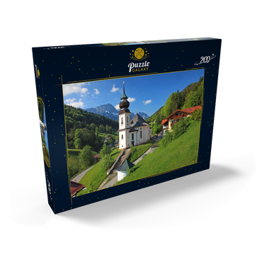 Wallfahrtskirche Maria Gern gegen den Untersberg (1973m) bei Berchtesgaden 200 Puzzle Schachtel Ansicht2