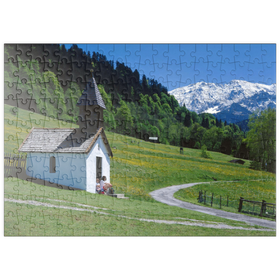 Darstellung des Puzzle-Motivs Vordergraseck bei Garmisch-Partenkirchen – Puzzleteile: 200