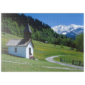 Darstellung des Puzzle-Motivs Vordergraseck bei Garmisch-Partenkirchen – Puzzleteile: 500