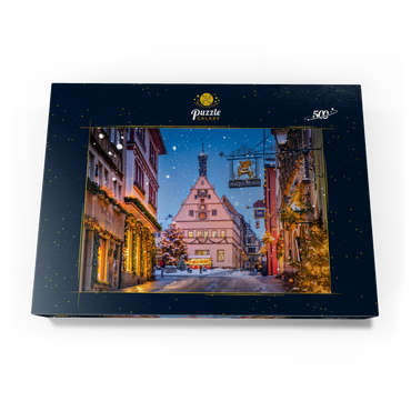 Marktplatz in der Weihnachtszeit 500 Puzzle Schachtel Ansicht3