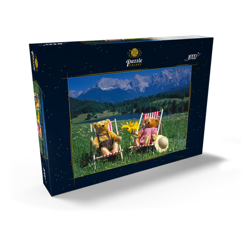 Sonnige Ferien in Oberbayern, Deutschland 1000 Puzzle Schachtel Ansicht2