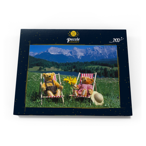 Sonnige Ferien in Oberbayern, Deutschland 200 Puzzle Schachtel Ansicht3