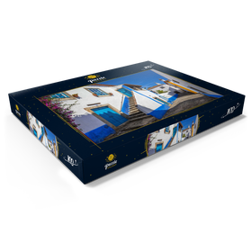 Darstellung des Puzzle Motivs Gasse im historischen Ortskern von Óbidos - Puzzleteile: 100