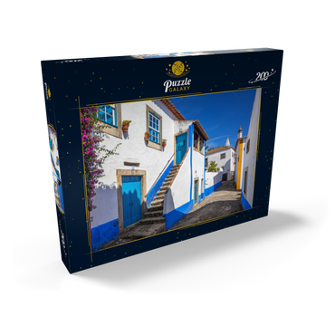 Gasse im historischen Ortskern von Óbidos 200 Puzzle Schachtel Ansicht2