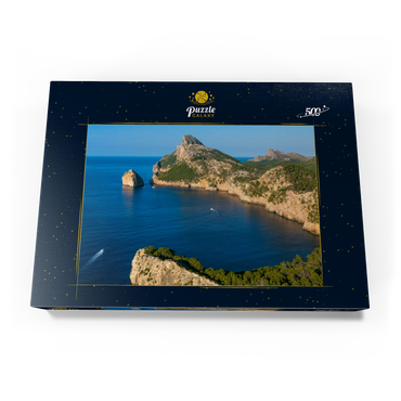 Cap de Formentor mit der Insel Illot el Colomer, Pollenca, Serra de Tramuntana, Mallorca 500 Puzzle Schachtel Ansicht3