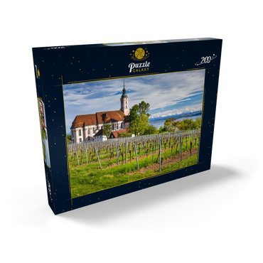 Wallfahrtskirche Birnau bei Unteruhldingen am Bodensee im Frühling 200 Puzzle Schachtel Ansicht2